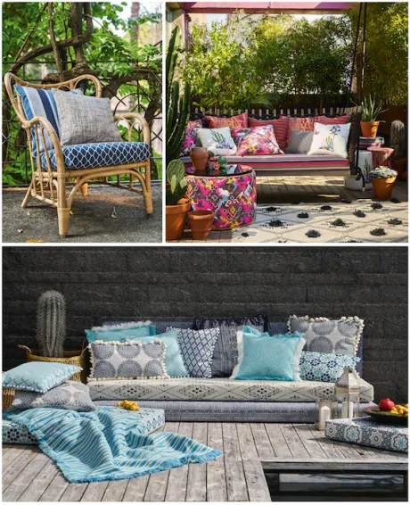 coussin extérieur sur mesure