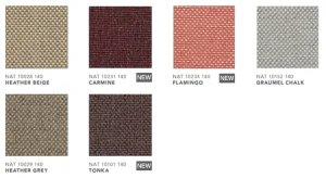 Tissu-natté-coloris-palette-sunbrella