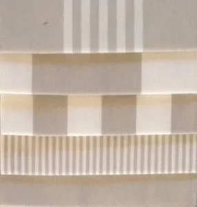 4 rayures et uni col beige