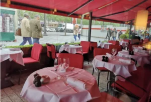 tables restaurant cafe rouge